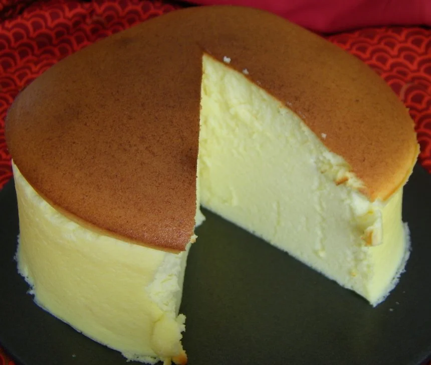 Pastel japonés de queso