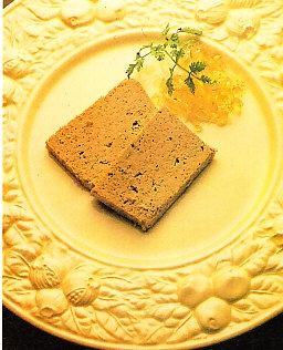 Paté de foie-gras con bulbo de apio