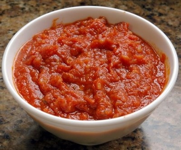 Salsa de tomate fría