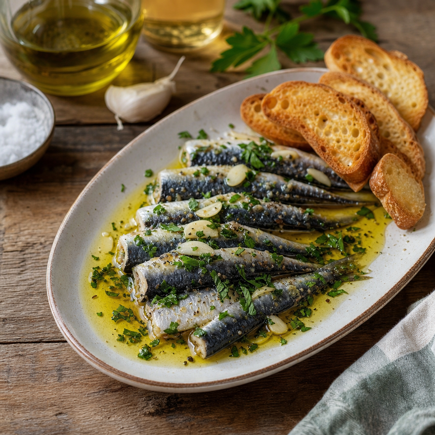 Sardinas en vinagre