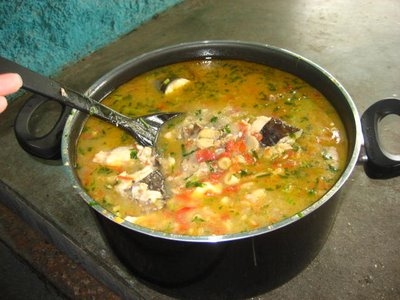 Sopa de pescado a la vasca