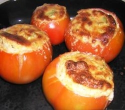 Tomates al horno rellenos