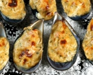 Mejillones al gratén