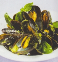 Mejillones al pesto