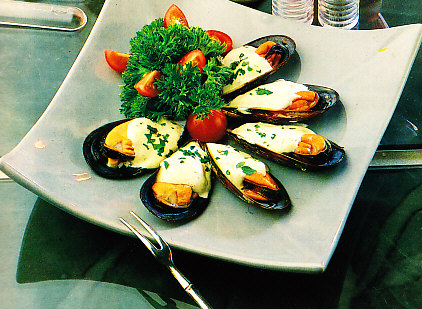 Mejillones con salsa tártara