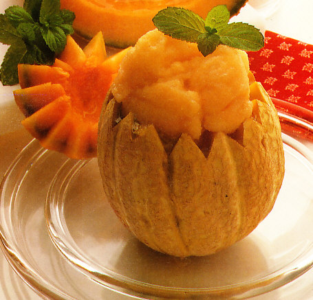 Melón granizado