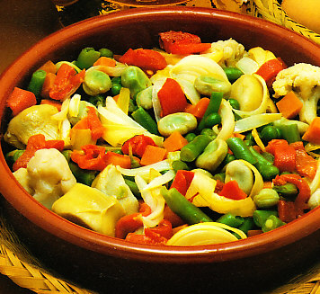 Menestra al limón