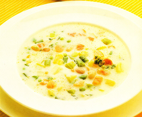 Menestra de verduras a la crema