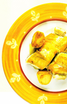 Merluza al ajo