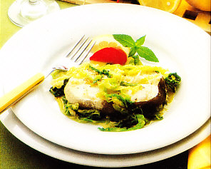 Merluza con col a la papillote
