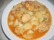 Merluza hervida con patatas