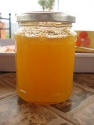 Mermelada de piña y naranja