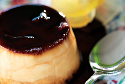 Mini pudding con frutas