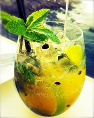 Mojito de fruta de la pasión