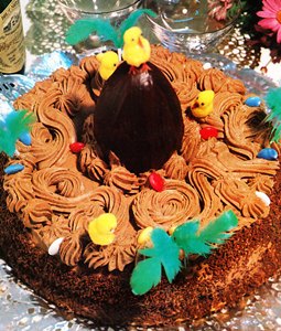 Mona de Pascua de chocolate