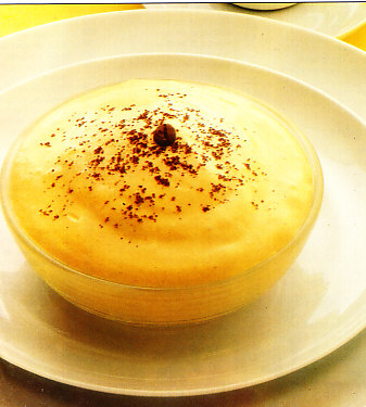 Mousse de café con soletillas