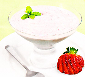 Mousse de fresas