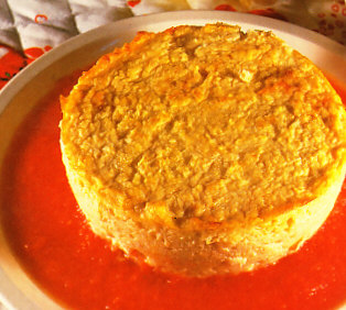 Mousse fría de coliflor