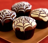 Muffins de Araña de halloween