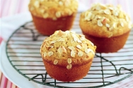 Muffins de manzana y avena