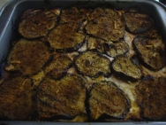 Musaca de atún, queso y tomate