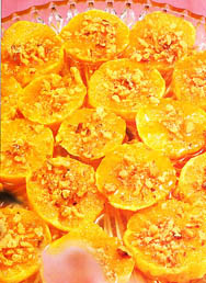 Naranjas al vino