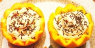Naranjas rellenas de queso