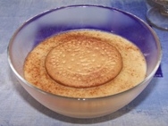 Natillas con galletas