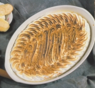 Natillas gratinadas con merengue