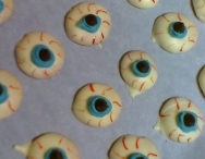Ojos del terror de Halloween