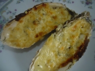 Ostras gratinadas