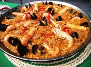 Paella de frutos del mar