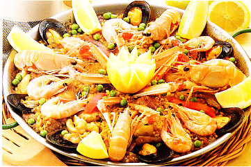 Paella de marisco