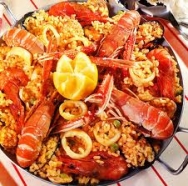 Paella de pescado
