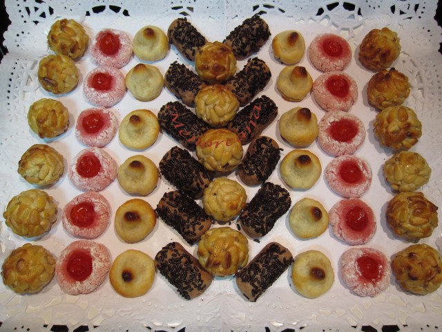 Panellets de boniato variados