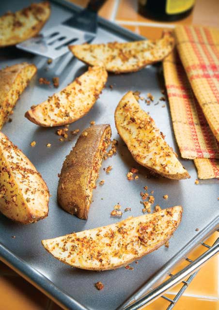 Papas al horno sazonadas