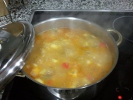 paso a paso receta alubias con almejas 