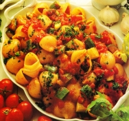 Pasta con calabacines