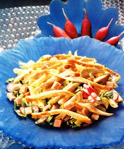 Pasta con pollo