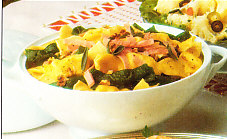 Pasta italiana rellena