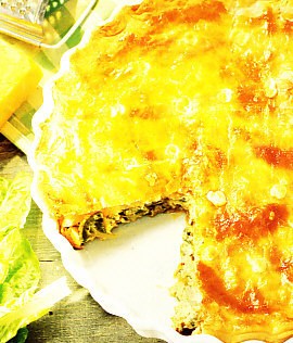 Pastel de acelgas