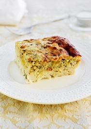 Pastel de arroz y queso