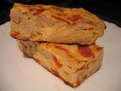 Pastel de berenjenas y pimientos