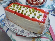 Pastel de bonito y merluza