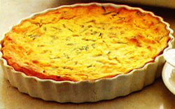 Pastel de espárragos verdes