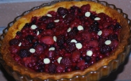 Pastel de frutos del bosque