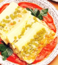 Pastel de lentejas