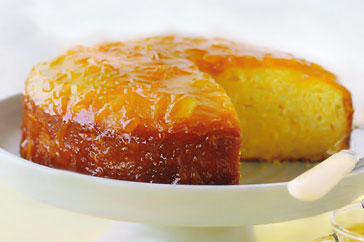 Pastel de naranja con jarabe