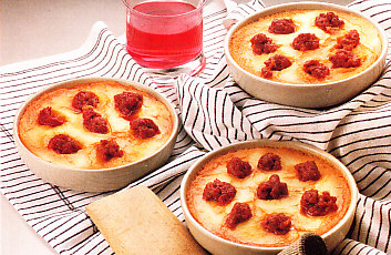 Pastel de patata con sobrasada