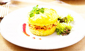Pastel de patata y arroz